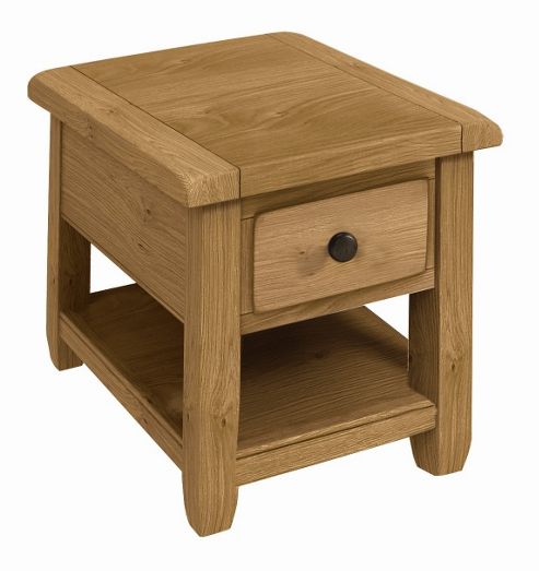 Image of Kelburn Furniture Cherry Creek Oak Lamp Table