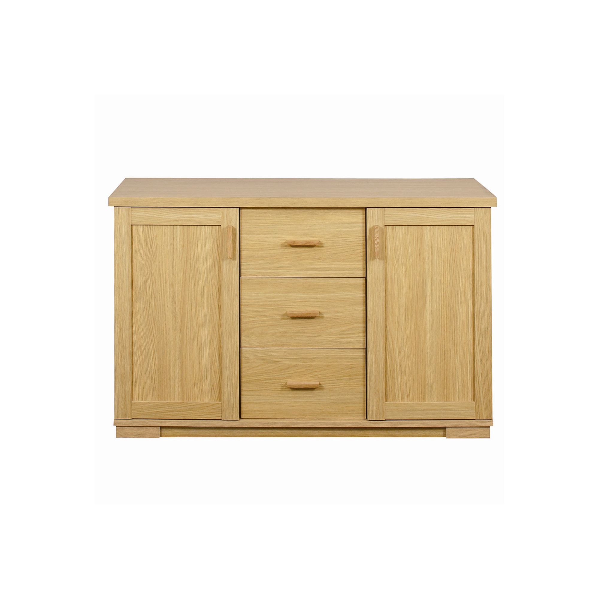 Caxton Huxley 2 Door / 3 Drawer Sideboard in Light Oak at Tesco Direct