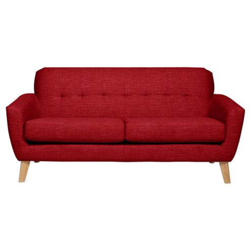 Image of Capri Large 3 Seater Sofa Red