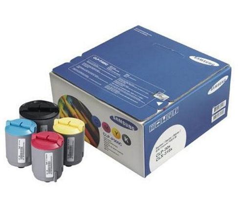 Image of Samsung Clp-300 Rainbow Kit (cyan, Magenta, Yellow And Black)