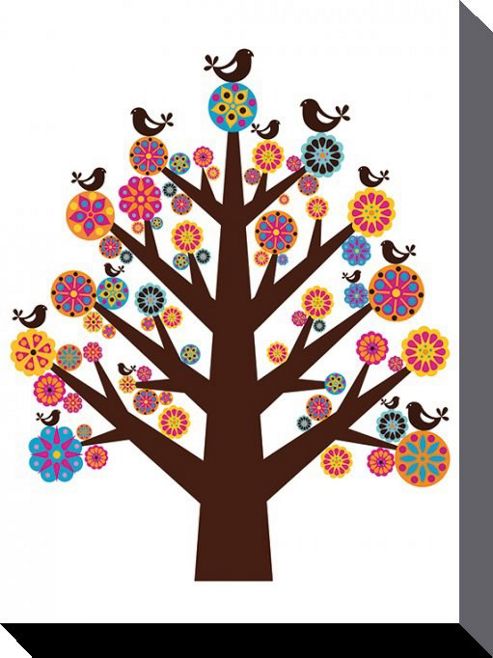 Image of Valentina Ramos Tree Of Flowers Canvas Print