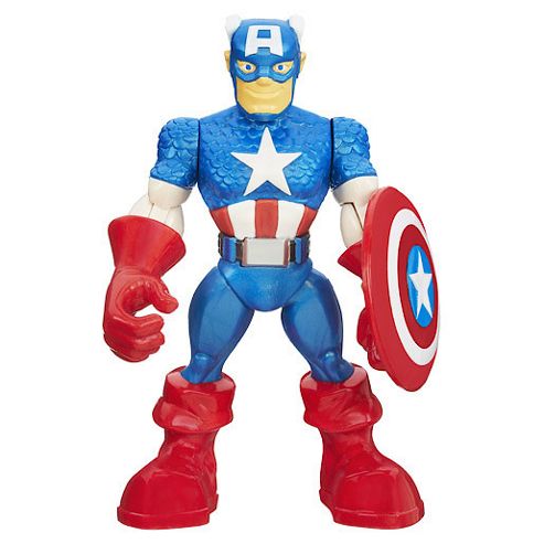 Image of Playskool Heroes Marvel Super Hero Adventures - Captain America Figure