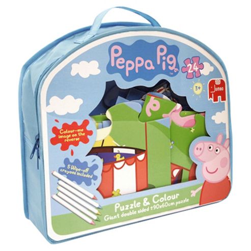 Image of Peppa Pig Puzzle And Colour