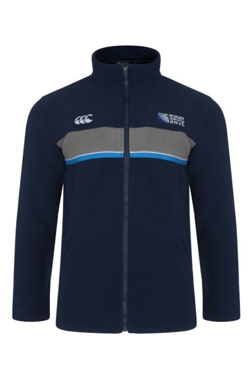Image of Rwc 2015 Lineout Full Zip Fleece - Navy