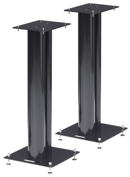 Image of Norstone Pair Of Black Speaker Stands 600mm