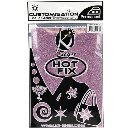 Image of Hot Fix Fabric - Glitter - Purple