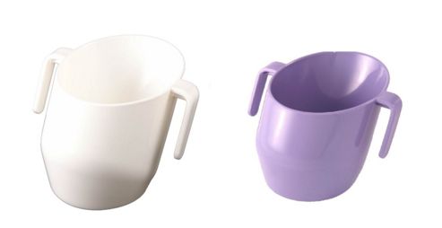 Image of Doidy Cup - Lilac And White Doidy Cup - 2 Item Bundle