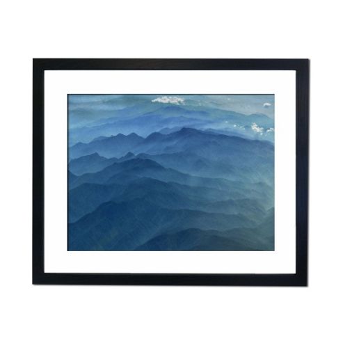 Image of Culture Decor Turquoise Mountains Wall Art
