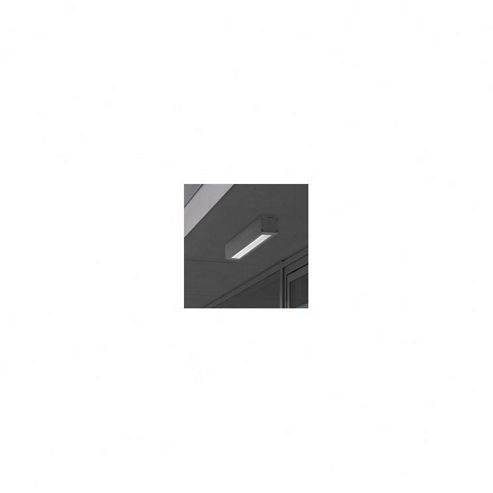 Image of Leds-c4 Afrodita 1 Light Surface Mounted Ceiling Light In Light Grey - 9cm H X 90cm W X 9cm D