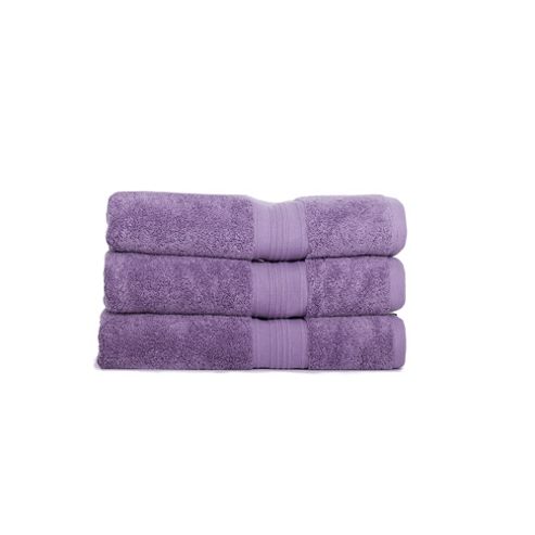 Image of Hotel 750gsm Pima Cotton Guest Towel Seafoam 40x65cm - Lilac
