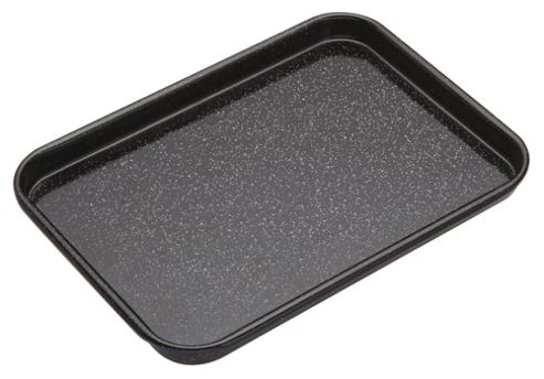 Image of Kitchencraft Master Class Bakeware Vitreous Enamel Baking Tray - 24 Cm X 18 Cm X 1 Cm