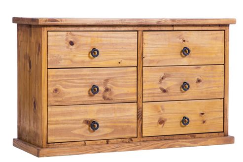 Image of Core Products Farmhouse Fh333 Pine 3+3 Chest Of Drawers