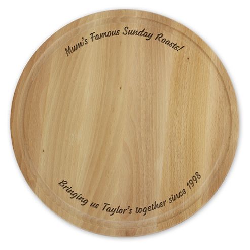 Image of Personalised Plain Round Chopping Board