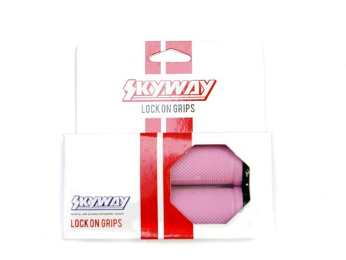 Image of Skyway Tuff Handlebar Locking Grips (pr) - Pink