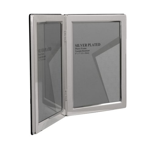 Image of Evergreen Narrow Edge Double Photo Frame - 6" X 8"