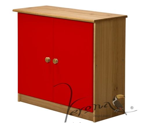 Image of Rustic Retreat Ribera Sideboard - Antique / Red