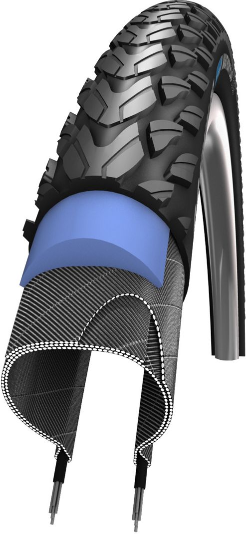 Image of Schwalbe Marathon Plus Tour Tyre: 26 X 2.00 Reflex Wired. Hs 404, 50-559, Performance Line, Smartguard
