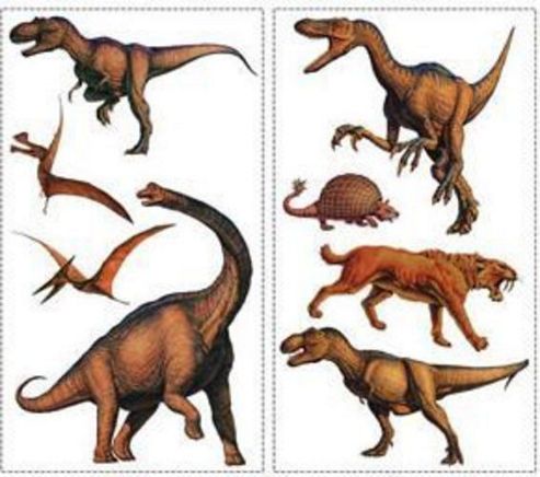 Image of Dinosaur Wall Stickers