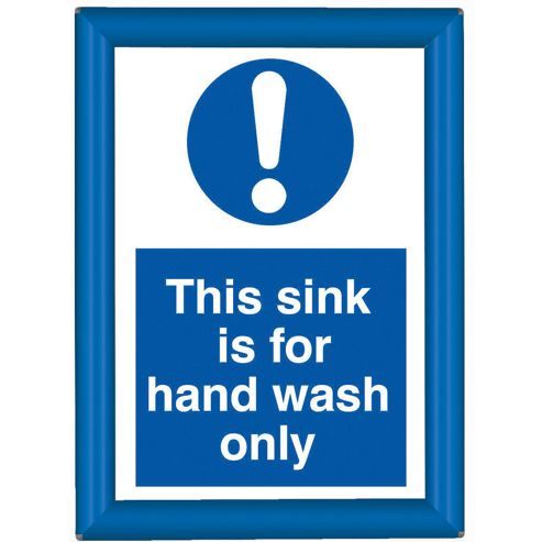 Image of Busyfold Busygrip Coloured Poster Frame - Black - 118.9 Cm H X 84 Cm W