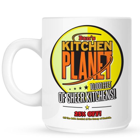 Image of Dan's Kitchen Planet 10oz Ceramic Mug