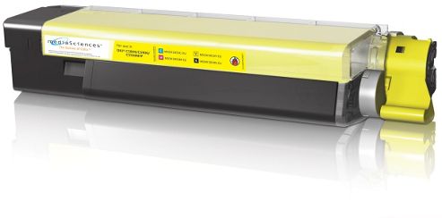 Image of Media Sciences - Oki 43324421 Compatible Yellow Toner Cartridge (5000 Pages)