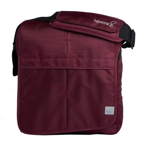 Image of Bababing Daytripper Lite Paternity Satchel Rustic Red