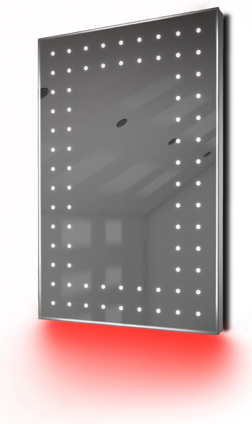 Image of Ambient Shaver Led Bathroom Illuminated Mirror With Demister Pad & Sensor K43sr