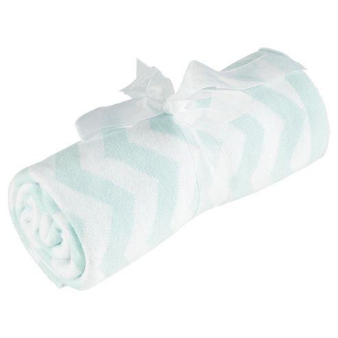 Image of Tesco Pram Blanket - Brights Multi Chevron