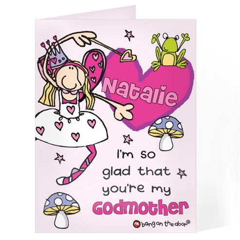 Image of Personalised I'm So Glad That You're My Card