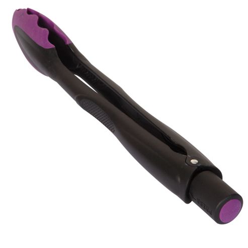 Image of Dexam 30.5cm Push Button Tongs, Purple