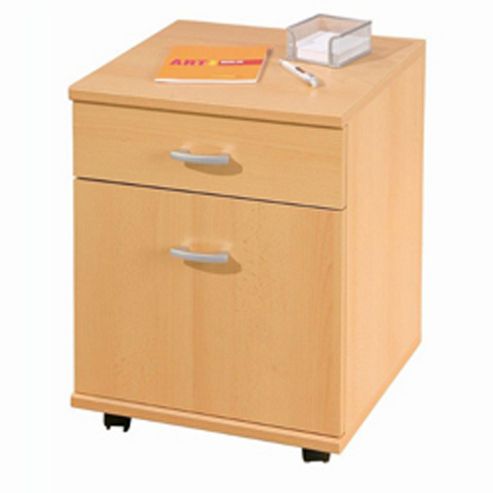 Image of Bedside Cabinet / Office Storage- Beech