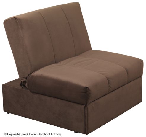 Image of Sweet Dreams Wick 1 Seater Convertible Sofa Clic Clac Chair - Latte