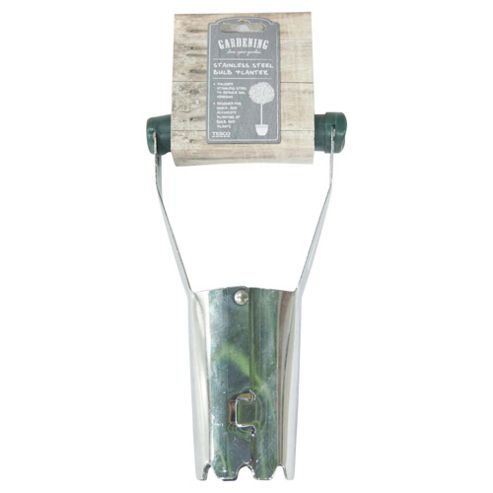 Image of Tesco Stainless Steel Bulb Planter