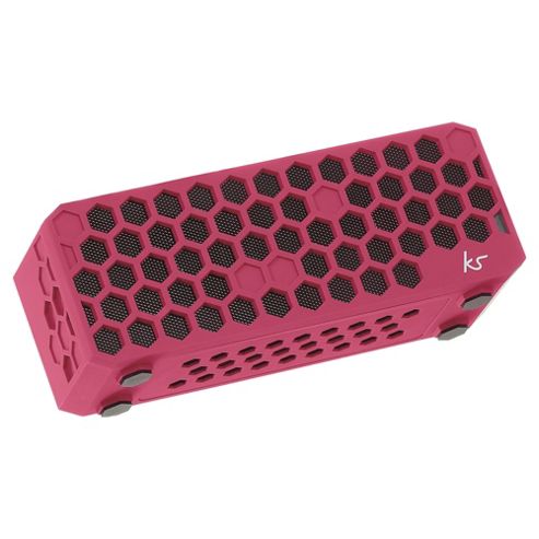 Image of Kitsound Hive Bluetooth Speaker Pink