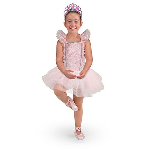 Image of Melissa And Doug Ballerina Dress Up Costume Set