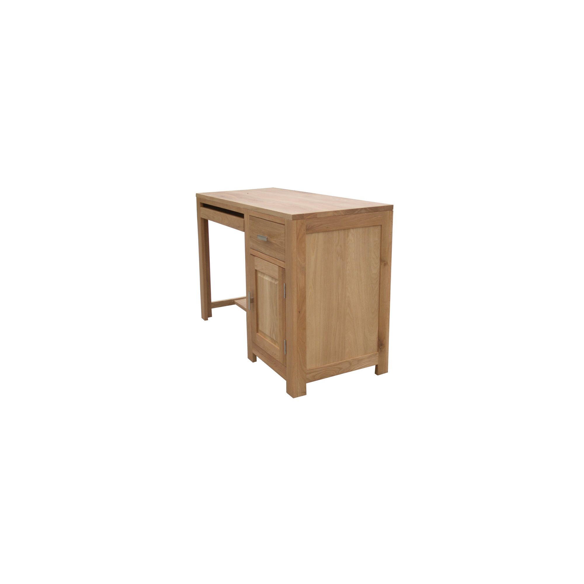 Home Zone Furniture Churchill Oak 2010 Small Computer / Writing Desk in Natural Oak at Tesco Direct