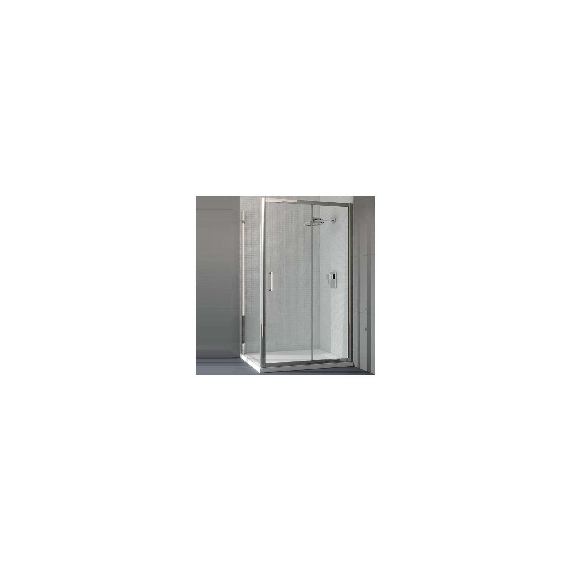Merlyn Vivid Six Sliding Door Shower Enclosure, 1200mm x 900mm, Low Profile Tray, 6mm Glass at Tesco Direct