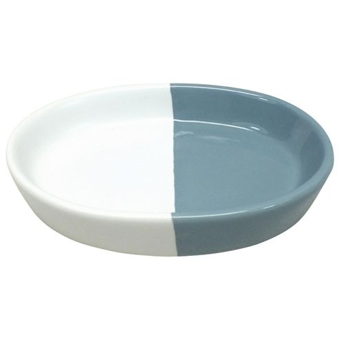 Image of Tesco Blue Dipped Ceramic Soap Dish