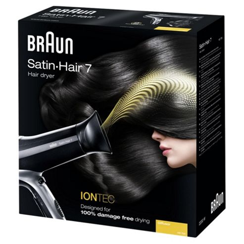 Image of Braun Satin 7 Iontec Hd730 Hair Dryer