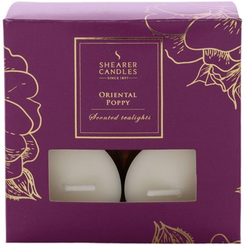 Image of Shearer 8 Pack Tealights, Oriental Poppy