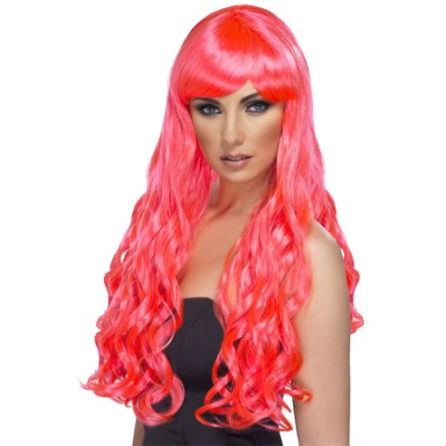 Image of Desire Long Curly Wig - Fuchsia