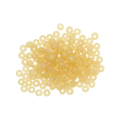 Image of Czech Seed Bead 6/0 Tr Light Topaz Matt Ab