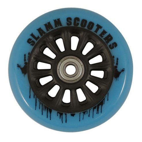 Image of Slamm Nylon Core Wheel + Bearings Black / Blue