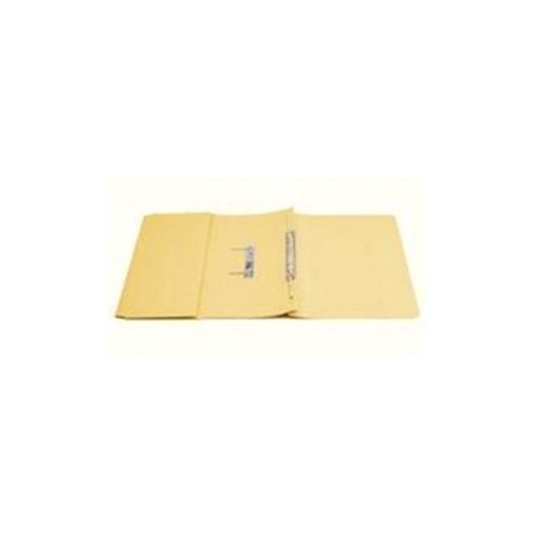 Image of Q-connect Transfer Pocket File Foolscap 38mm Capacity Yellow Pack Of 25