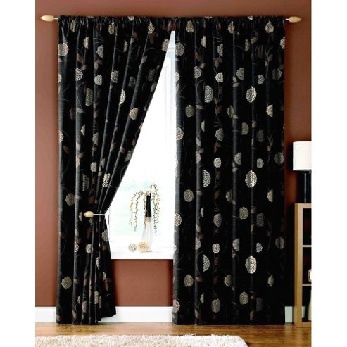 Image of Dreams And Drapes Rosemont Boomerang Tiebacks - Chocolate