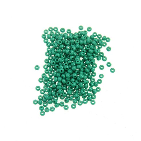 Image of Czech Seed Bead 10/0 Op Dark Green