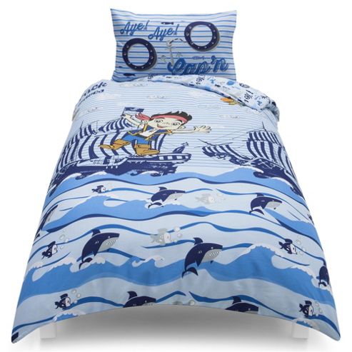 Image of Disney Jake And The Neverland Pirates Single Duvet Set Tesco Exclusive