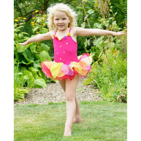 Image of Flower Tutu - Child Costume 6-7 Years