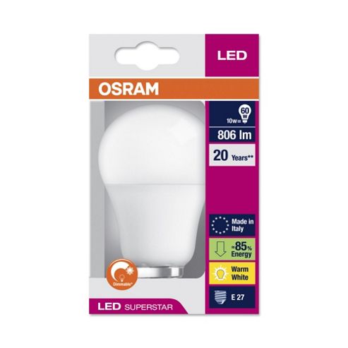Image of Osram Led Classic Ashape 60w E27 (screw)