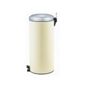Sabichi 109682 Pedal Bin Cream 30Ltr